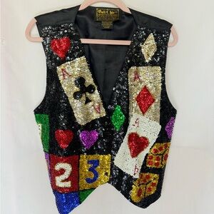 Vintage Sequin Vest